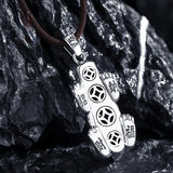 Sterling Silver Pixiu Pendant Necklace for Men
