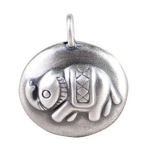 990 Silver Jixiang Elephant Hanging Ornaments