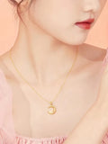Jade Rabbit Pendant Necklace for Women Men Chain Wedding Fine Jewelry
