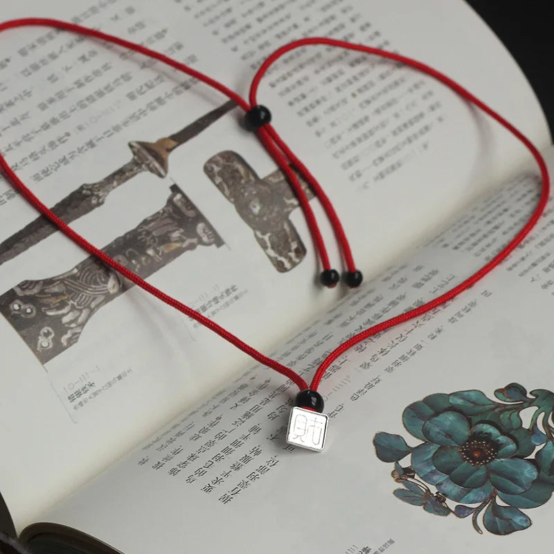 925 Silver Chinese Fortune Transfer Pendant