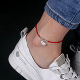 Sterling Silver Gourd Anklet Foot Chain