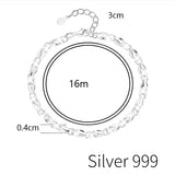 Sterling Silver Lucy Clover Bracelet for Women