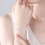 Sterling Silver Lucy Clover Bracelet for Women