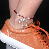 999 Silver Safety Lock Bracelet or Anklet