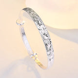 Sterling Silver Gypsophila Star Bangles