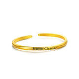 Yellow 6mm Bracelet Bangles Classic Wedding Bangles Christmas Jewelry