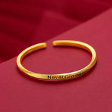 Yellow 6mm Bracelet Bangles Classic Wedding Bangles Christmas Jewelry