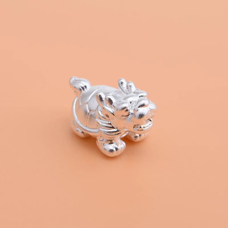999ft Silver 3D Bead Accessories Dragon Tortoise DIY Weaving Material