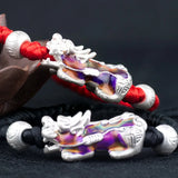 999 Silver Brave Troops Charm Bracelet