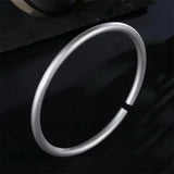 Solid Retro Bracelet Women Wedding Engagement Party Silver Jewelry