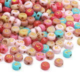 9 Mixed Acrylic Letter Beads for Jewelry Making Bracelet Necklace Earrings