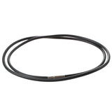 9M Braided Leather Necklace Cord String DIY 3Mm With 3Mm Rubber Cord - 24 Inch