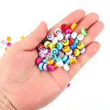 Smiley Face Beads Kit 15 Colors for DIY Jewelry Making