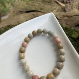 9MM Alashan Jade Bracelet Round Beads Gemstone Jewelry