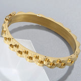 9MM Wide Cuff Bangle Bracelet For Men - Stainless Steel Jewelry