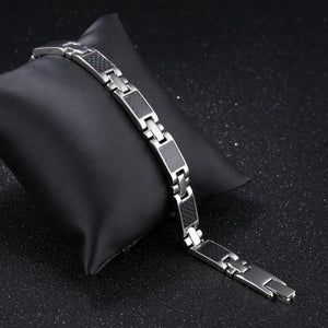 9MM Wide Increase Magnetic Therapy Men's Bracelet