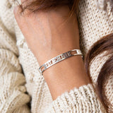 9MM Stainless Steel Name Bracelet Bangle Women Jewelry