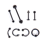9PCS/10PCS Stainless Steel Body Piercing Jewelry Set