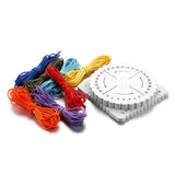 9PCS Waxed Cord Cotton Thread String Strap Cord Disc Necklace Rope