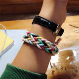 9PCS Waxed Cord Cotton Thread String Strap Cord Disc Necklace Rope