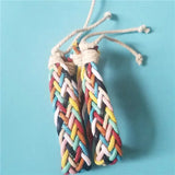 9PCS Waxed Cord Cotton Thread String Strap Cord Disc Necklace Rope
