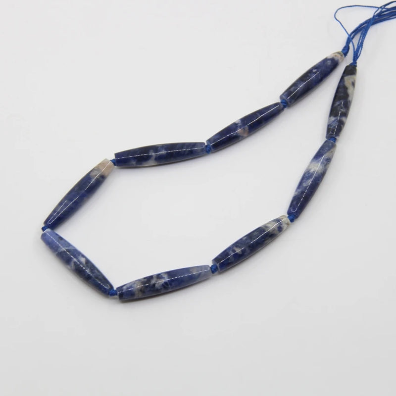 Natural Sodalite Long Rice Beads Wholesales