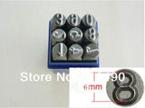 6mm Steel Number Punch Stamps Jewelers Tools