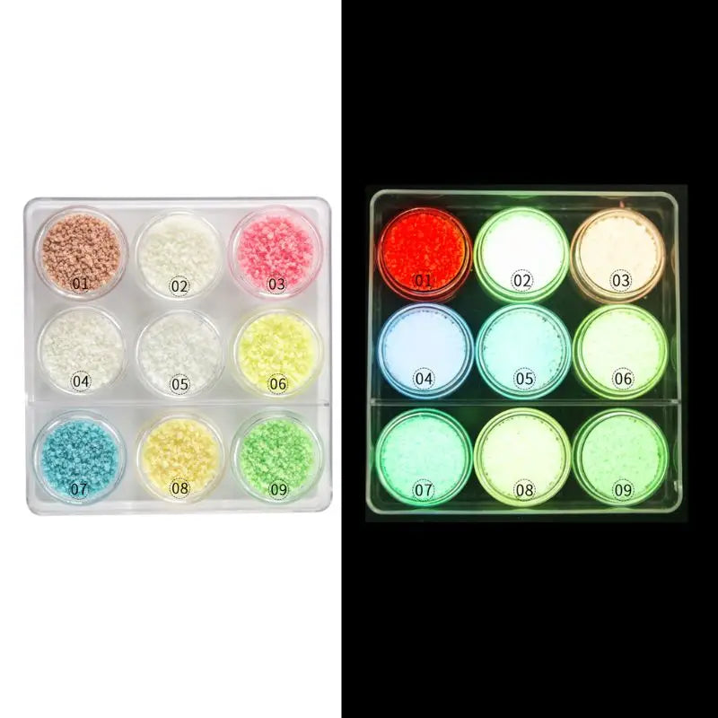 Fluorescent Glow In Dark Sand Powder Resin Pigment Kit