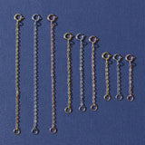9Pcs 925 Sterling Silver Chain Extension Kit for DIY Jewelry Making