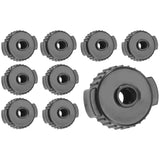 9Pcs ABS Drum Set Quick Release Nuts Cymbal Quick Assembly Drum Mate