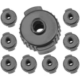 9Pcs ABS Drum Set Quick Release Nuts Cymbal Quick Assembly Drum Mate