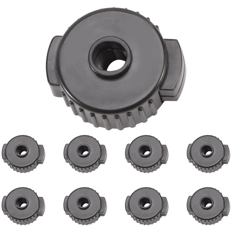 9Pcs ABS Drum Set Quick Release Nuts Cymbal Quick Assembly Drum Mate