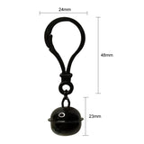 9Pcs 22mm Jingle Bell Keychain DIY Charms for Car Bag Buckles Party Decor