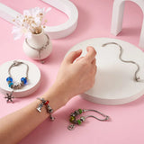 9Pcs European Style Snake Chain Charm Bracelets for Jewelry Making