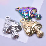 9Pcs Food Mushroom Charms DIY Necklace Earrings Jewelry Supplies Bulk