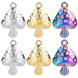 9Pcs Food Mushroom Charms DIY Necklace Earrings Jewelry Supplies Bulk