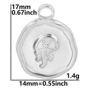Stainless Steel Octopus Charms For Jewelry Making Pendant Women Accessories