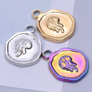 Stainless Steel Octopus Charms For Jewelry Making Pendant Women Accessories