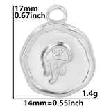 Stainless Steel Octopus Charms For Jewelry Making Pendant Women Accessories