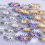 9Pcs Evil Eye Sea Animal Shell Charms Stainless Steel Pendant For Jewelry Making