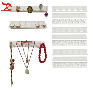 9Pcs/Lot Jewelry Organizer Wall Holder Sticky Hooks