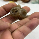 9Pcs Natural Crystal Stone Agate Eye Stone Decoration Set