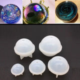 9Pcs Round Silicone Mold Jewelry Making DIY Resin Molds Kit