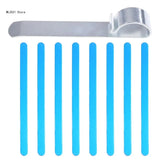 9Pcs Aluminum Bracelet Blanks Bangle Bending Bar Kit for Stamping