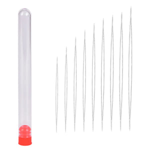 9Pcs Big Eye Collapsible Embroidery Needles Assorted Size Jewelry Tool