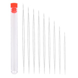 9Pcs Big Eye Collapsible Embroidery Needles Assorted Size Jewelry Tool
