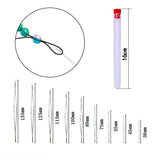 9Pcs Large Eye Collapsible Embroidery Beading Needles Set