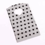 100Pcs 9X15cm Plastic Gift Bags Stars Heart Butterfly Jewelry Pouches