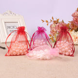 Mesh Wedding Gift Bag Drawstring Tulle Bag