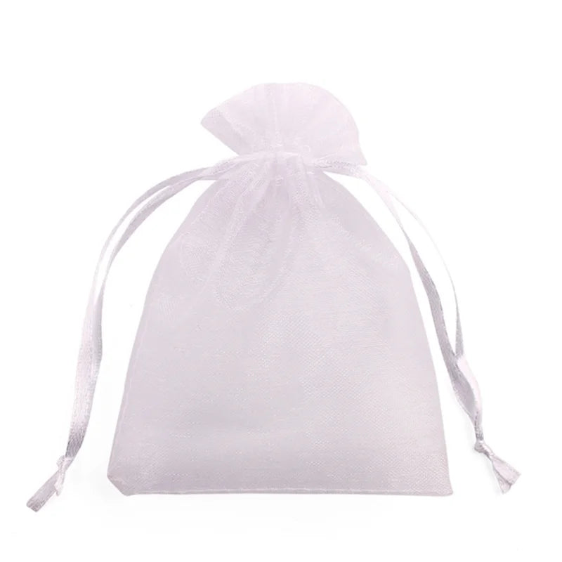 Mesh Wedding Gift Bag Drawstring Tulle Bag